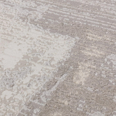Envie Neutral Abstract Patterned Rug 