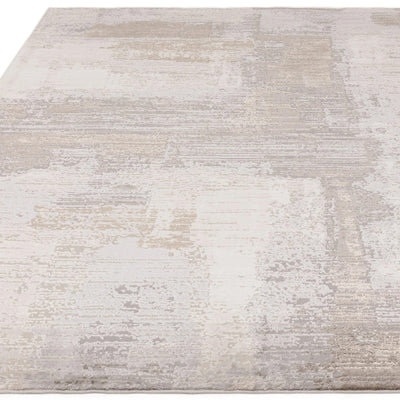 Envie Neutral Abstract Patterned Rug 