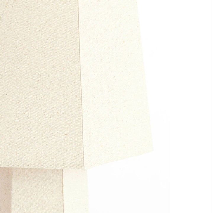 Eurelia Natural Linen Fabric Covered Lamp Lighting 