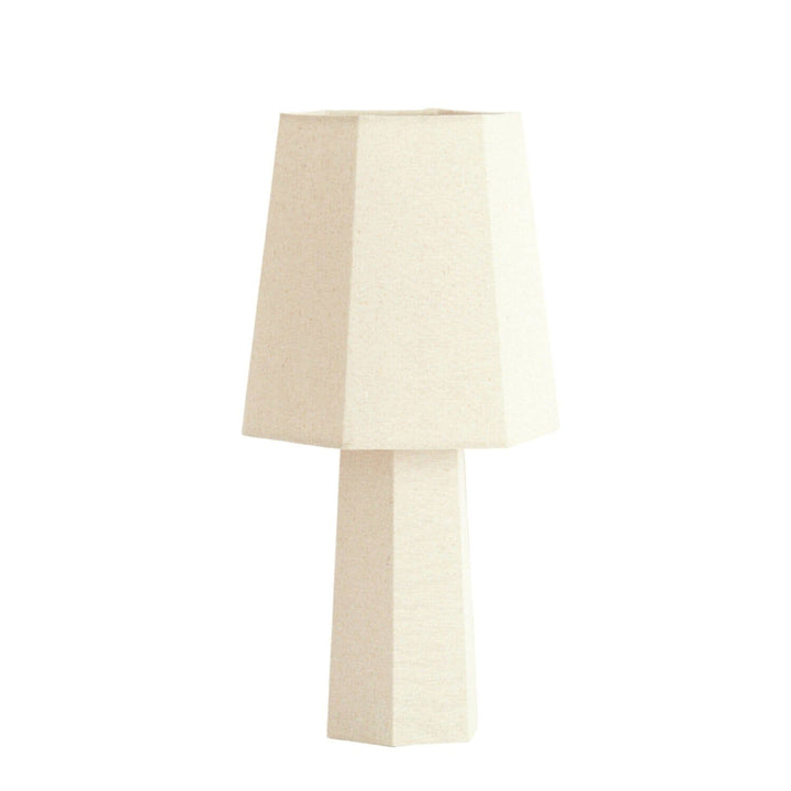 Eurelia Natural Linen Fabric Covered Lamp Lighting 