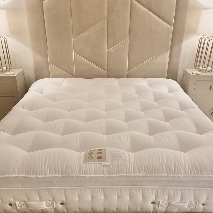 Ex-Display - Cloud Pillow Top Egyptian Cotton Luxury Mattress Emperor Beds and Headboards 