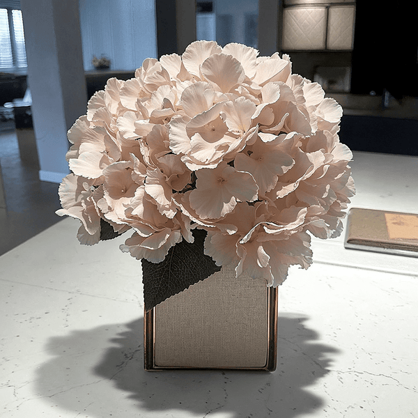Faux Baby Pink Hydrangea Bunch of Florals Accessories 