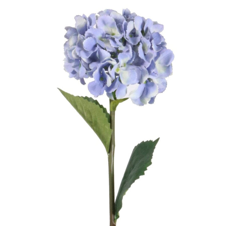 Faux Blue Giant Pom Pom Hydrangea Single Stem Flower Accessories 