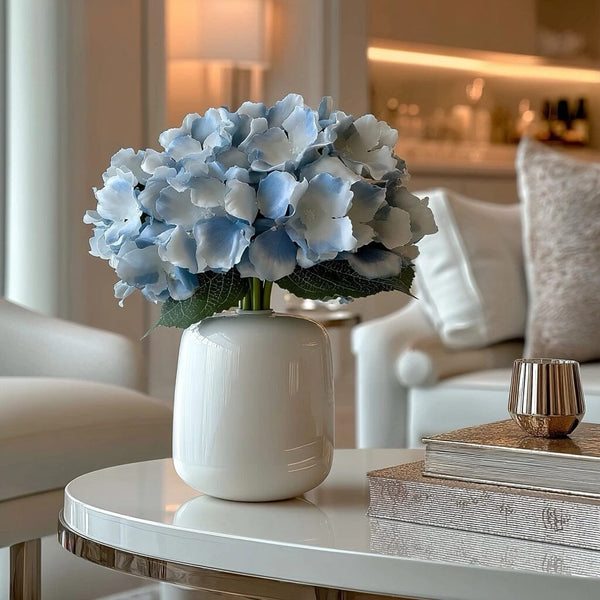 Faux Blue Hydrangea Bouquet of Flowers Accessories 