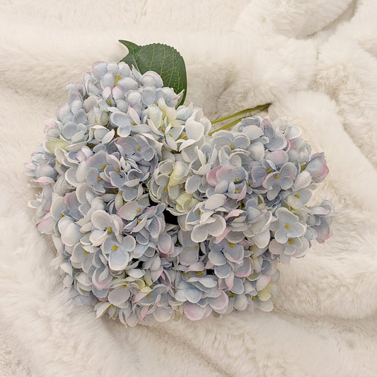 Faux Blue Hydrangea Bunch of Florals Accessories 