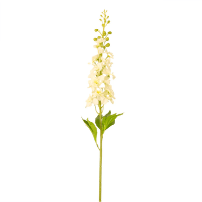 Faux Cream Delphinium Single Stem Floral Accessories 