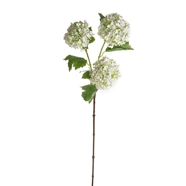 Faux Cream Snowball Single Stem Floral Accessories 