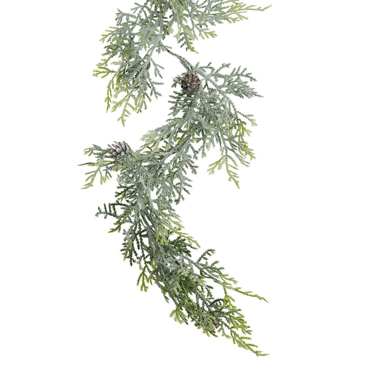 Faux Decorative Frosted Pine Garland Accessories 