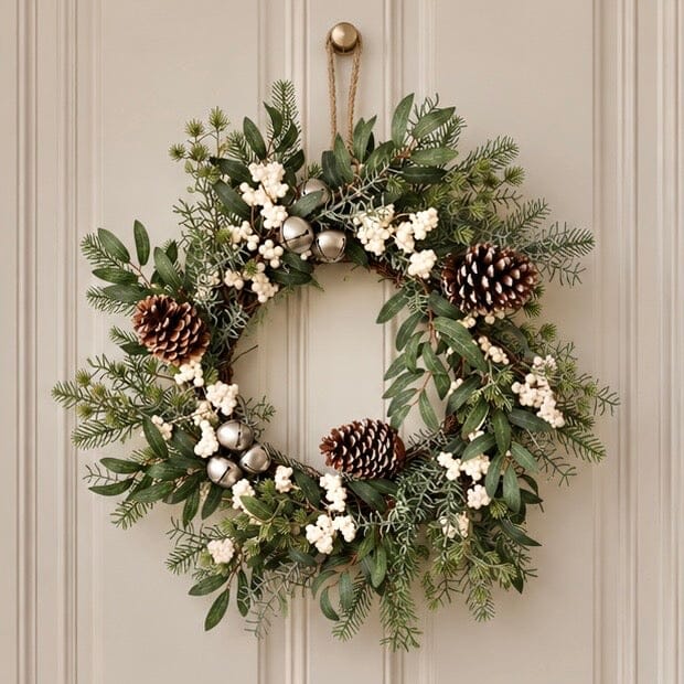 Faux Festive Berries & Foliage Wreath Accessories 