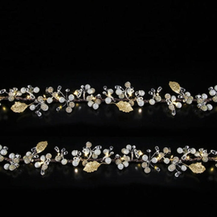 Faux Gold Berries Decorative Festive Garland Accessories 