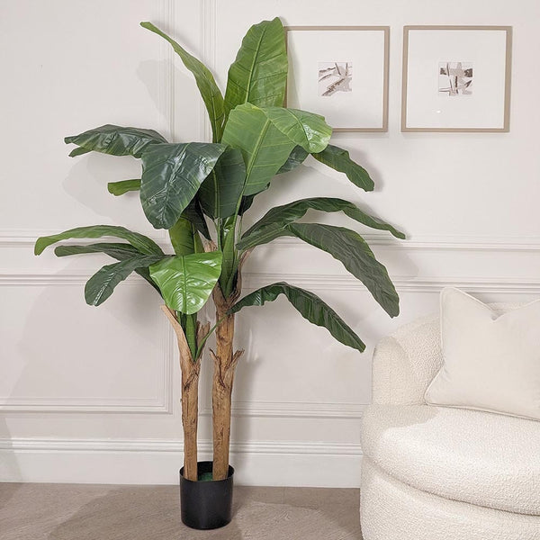 Faux Large Banana Palm Leaf Tree Accessories 