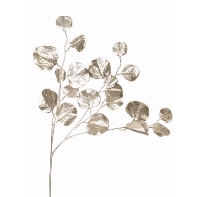 Faux Metallic Champagne Honesty Single Stem Floral Accessories 
