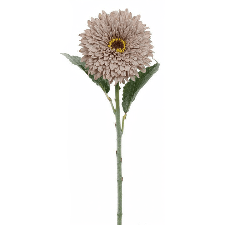 Faux Mink Flocked Gerbera Single Stem Flower Accessories 