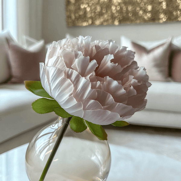 Faux Nude Peony Single Stem Flower Accessories 