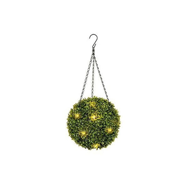 Faux Outdoor Topiary Ball with LED Lights Accessories 