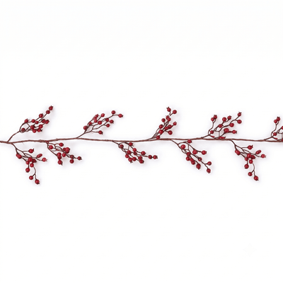 Faux Red Berry Decorative Garland - 1.8m Accessories 