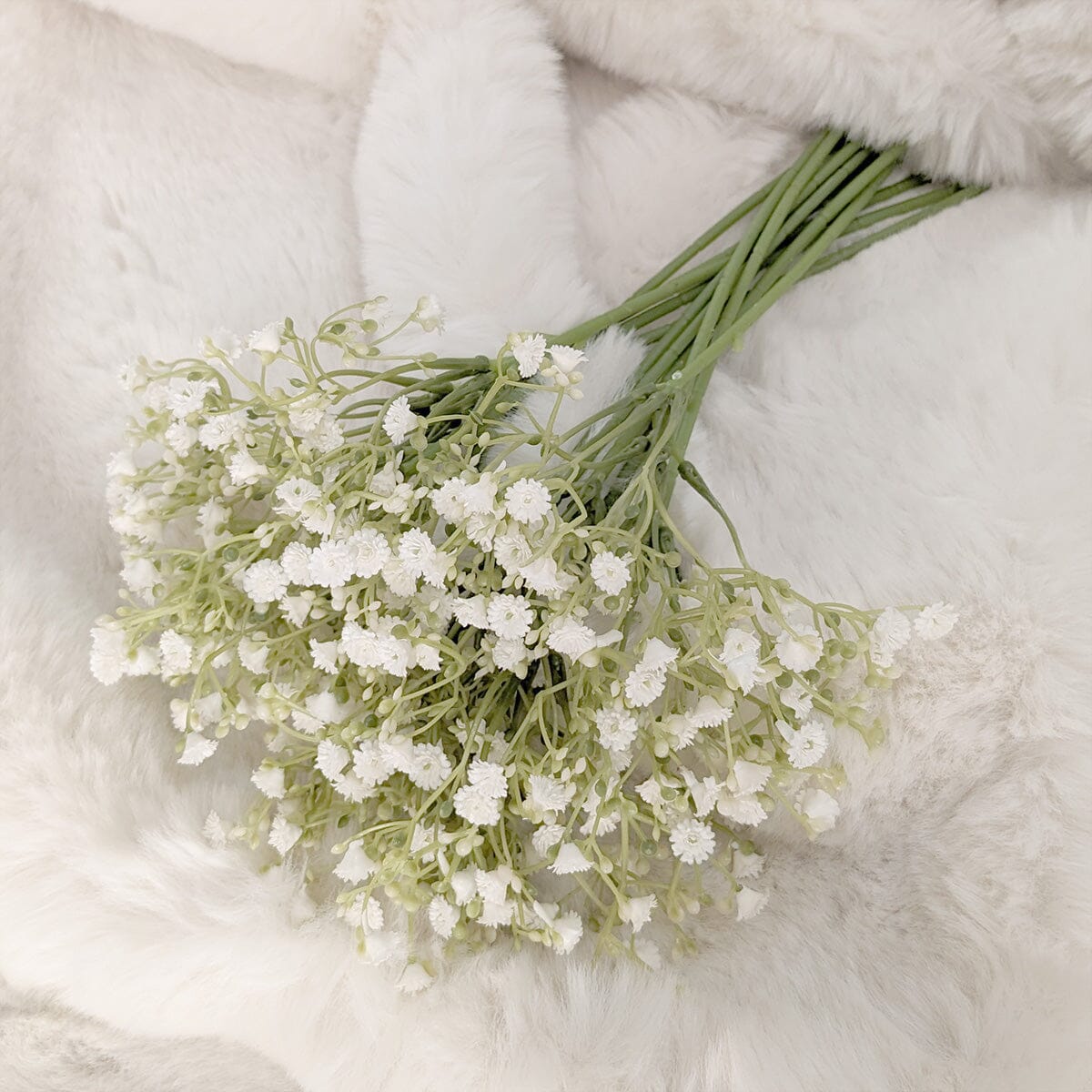 Faux White Gypsophila Bunch of Flowers – Rowen Homes