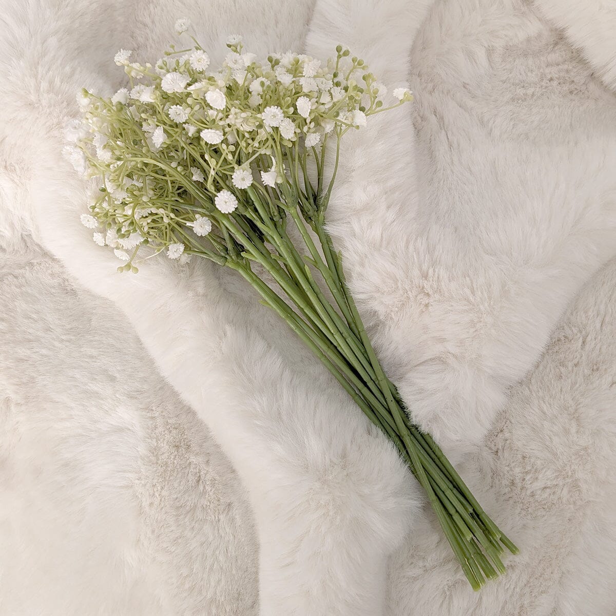 Faux White Gypsophila Bunch of Flowers – Rowen Homes