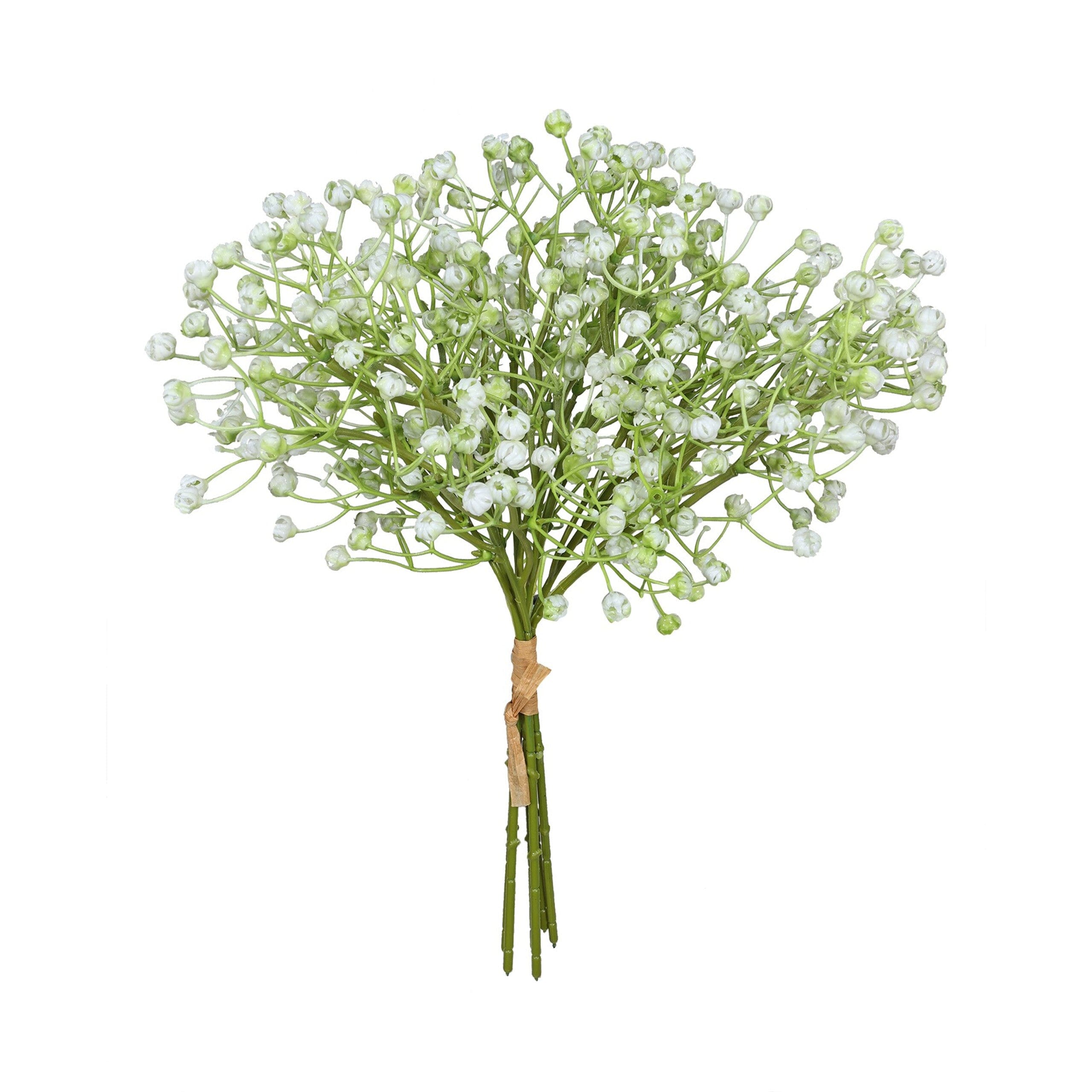 Faux White Gypsophilia Bunch of Flowers Accessories 
