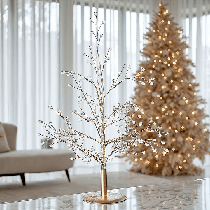 Felicity Decorative Gold & Crystal Tree Ornament Accessories 