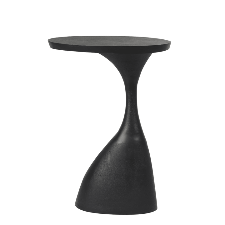 Felima Matt Black Side Table Furniture 