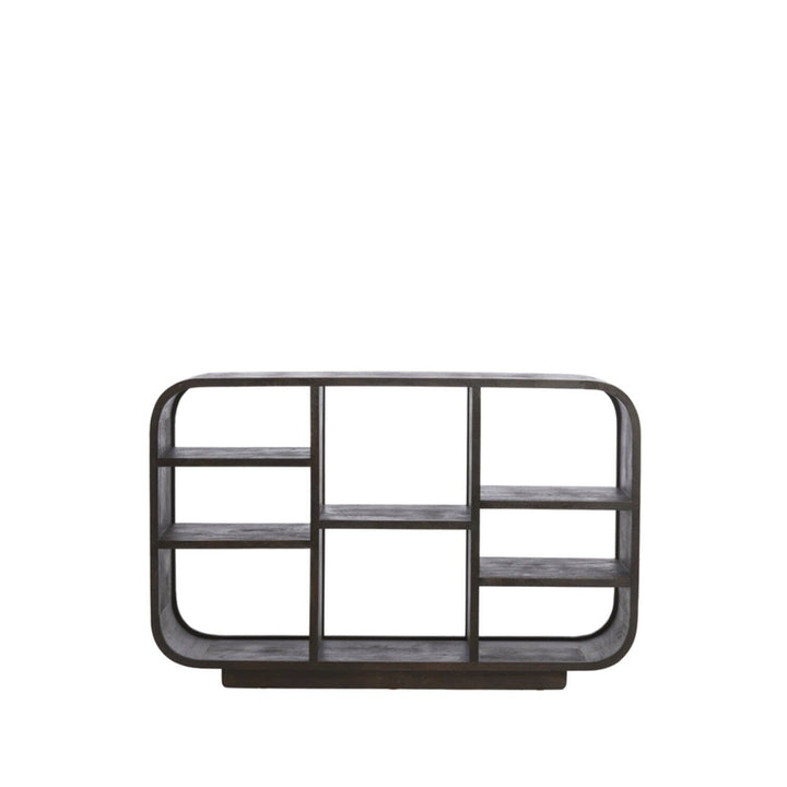 Felina Dark Wood Rounded Edge Console Table Furniture 