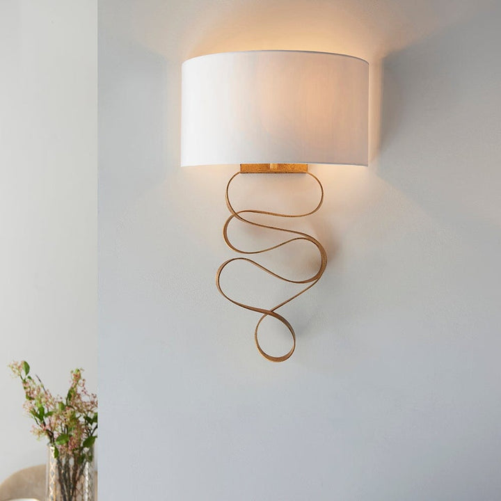 Felizia Gold Ribbon Wall Light Lighting 