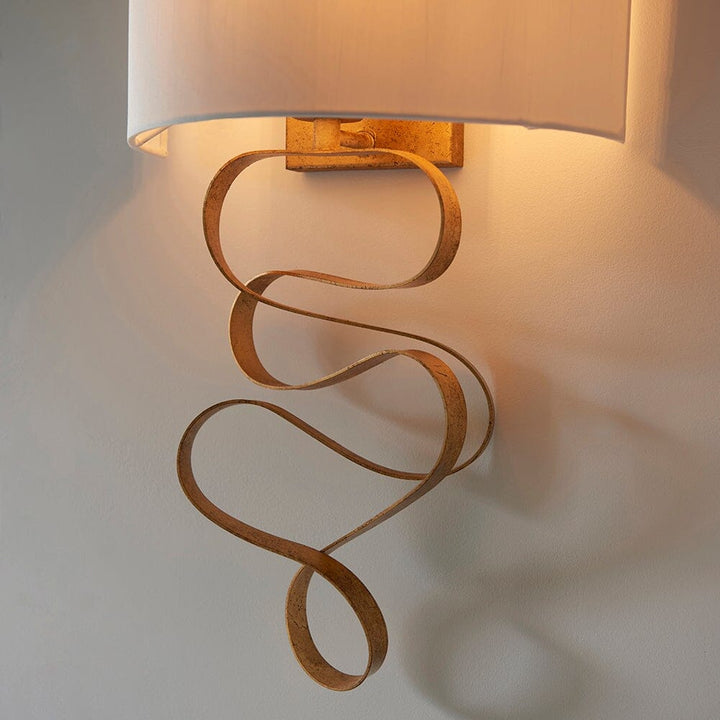 Felizia Gold Ribbon Wall Light Lighting 