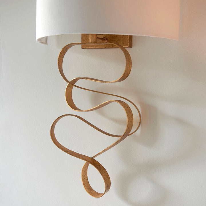 Felizia Gold Ribbon Wall Light Lighting 