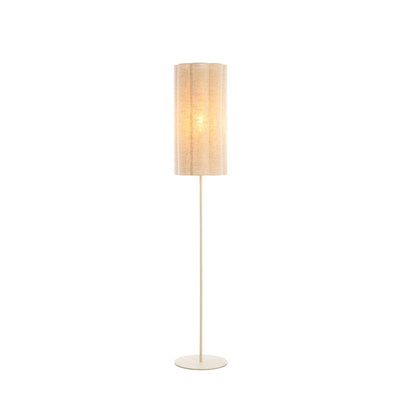 Filisa Cream Scalloped Floor Lamp Lighting 