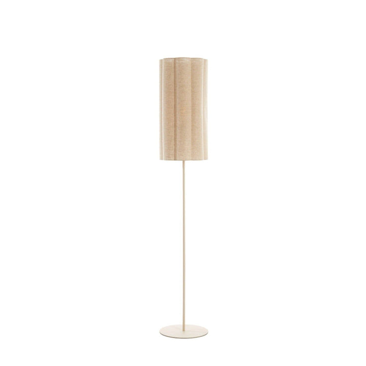 Filisa Cream Scalloped Floor Lamp Lighting 
