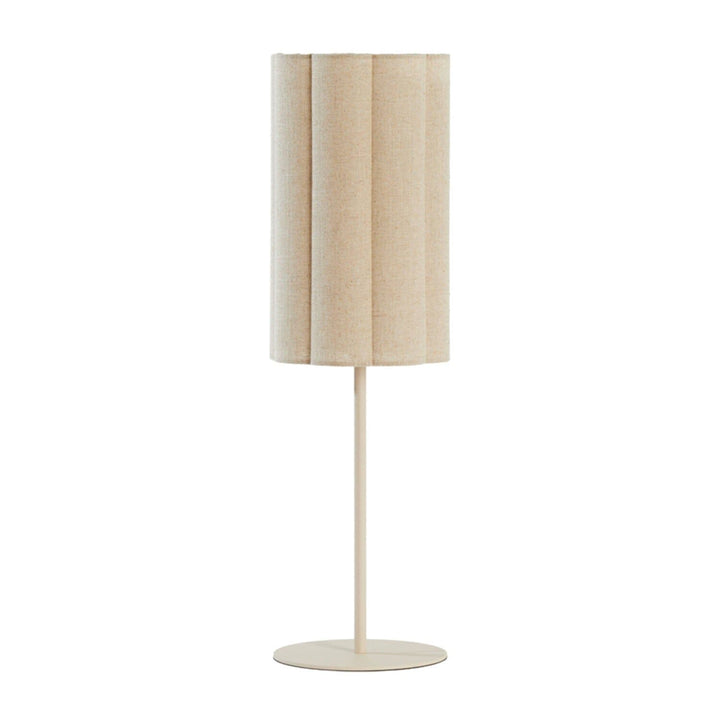Filisa Cream Scalloped Table Lamp Lighting 