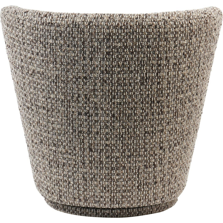 Fjura Grey Speckled Textured Accent Chair Furniture 