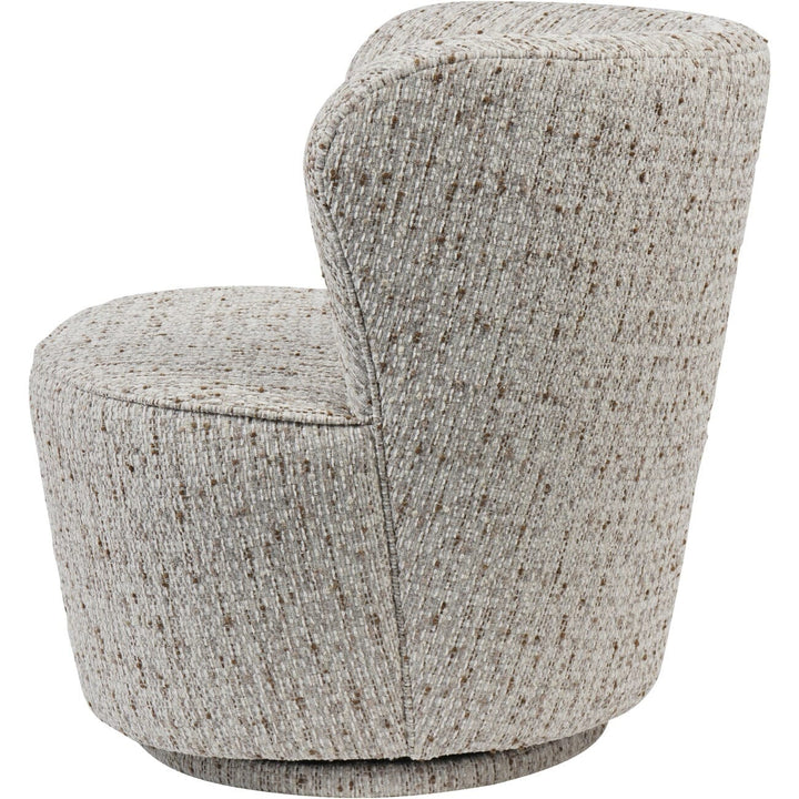 Fjura Natural Speckled Textured Accent Chair Furniture 