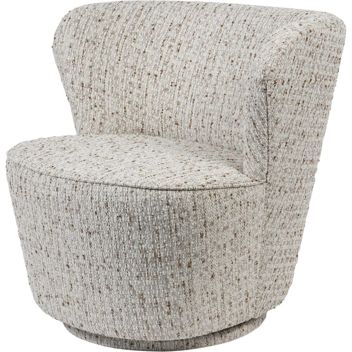 Fjura Natural Speckled Textured Accent Chair Furniture 