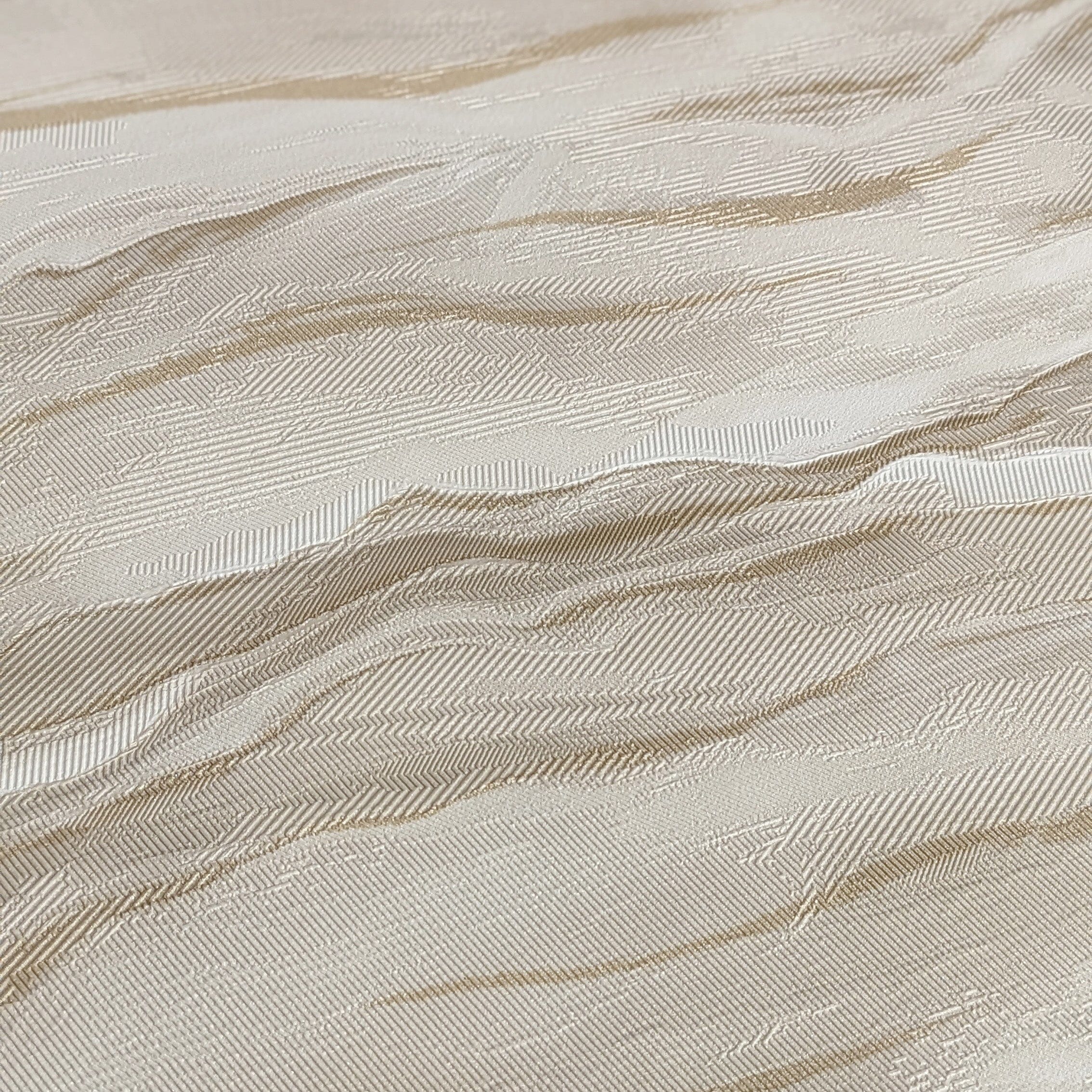 Florence Neutral Taupe & Gold Cloud Effect Wallpaper Home Improvement 