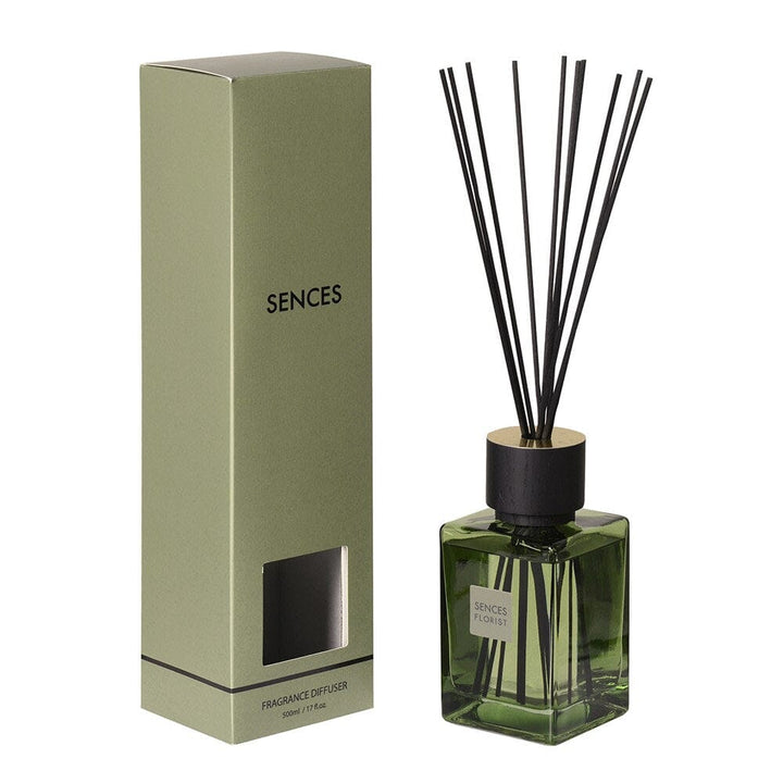 Florist Green Glass Reed Diffuser - 500ml Accessories 