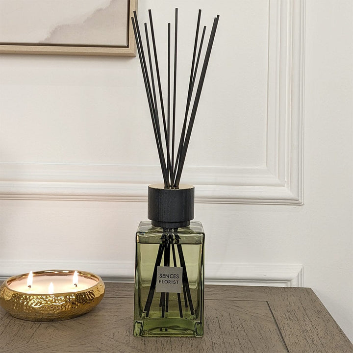 Florist Green Glass Reed Diffuser - 500ml Accessories 