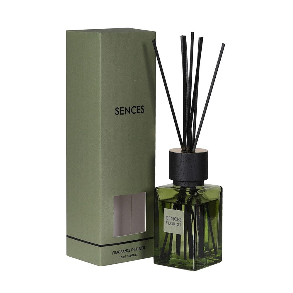 Florist Petite Green Glass Reed Diffuser - 120ml Accessories 