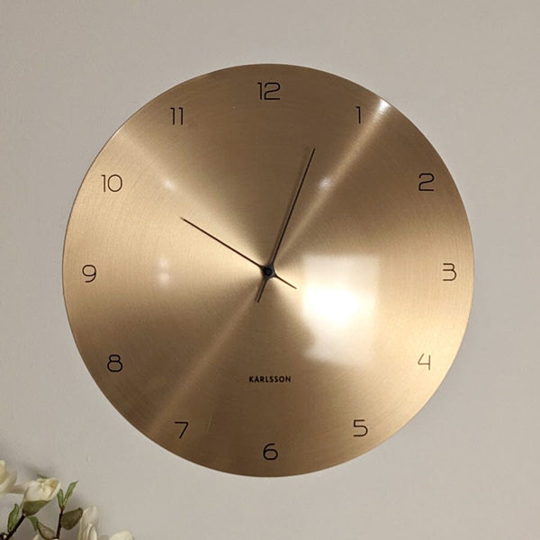 Frascati Gold Round Wall Clock Accessories 