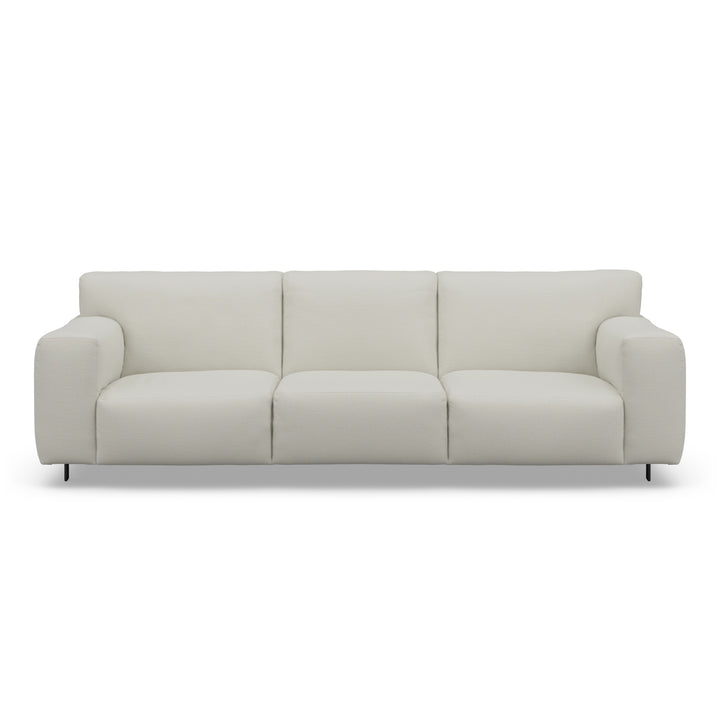 Freja Off White Textured 4 Seater Sofa Sofa 