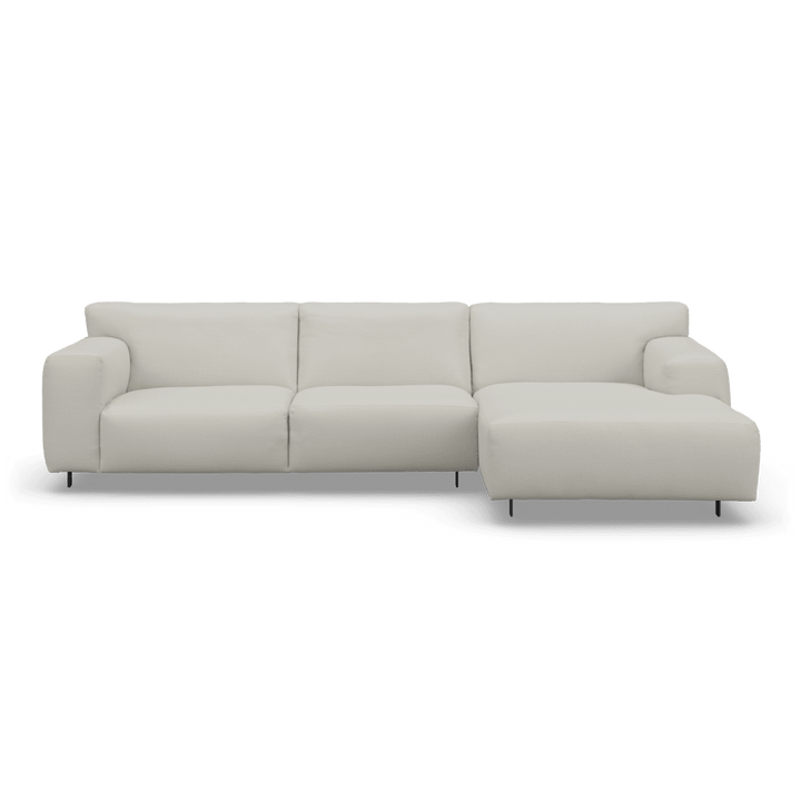 Freja Off White Textured Right Hand Facing Chaise End Sofa Sofa 