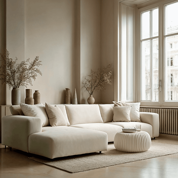 Freja Sand Left Hand Facing Chaise End Sofa Sofa 