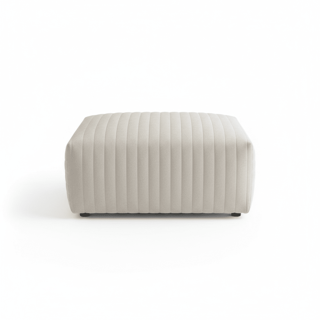 Geneva Cream Velvet Fluted Modular Sofa Range Sofa 