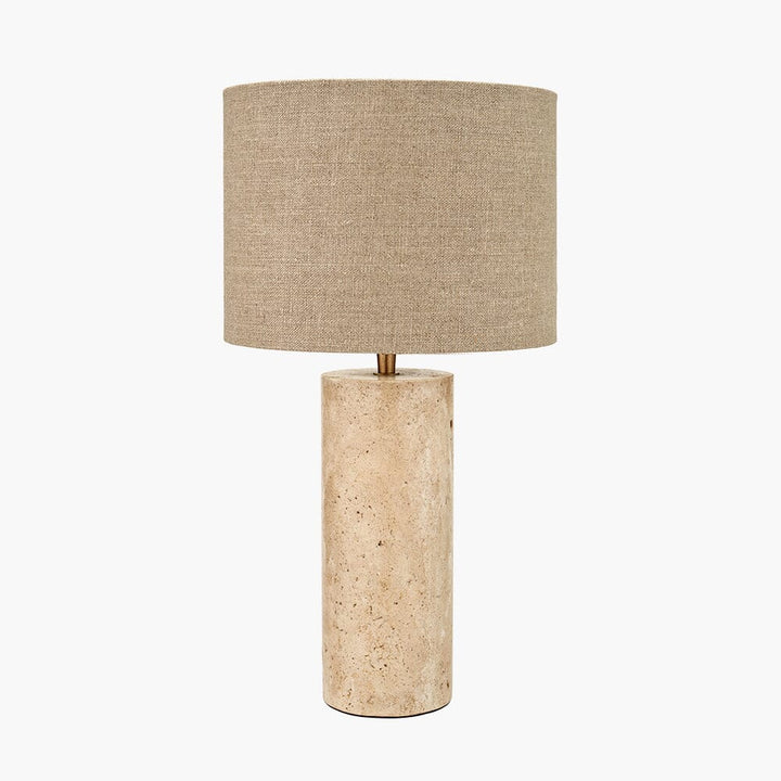 Glow Luxury Limestone Neutral Table Lamp Lighting 