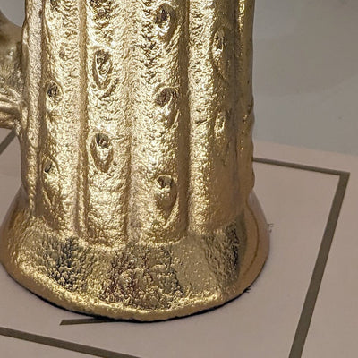 Gold Cactus Decorative Vase Accessories 