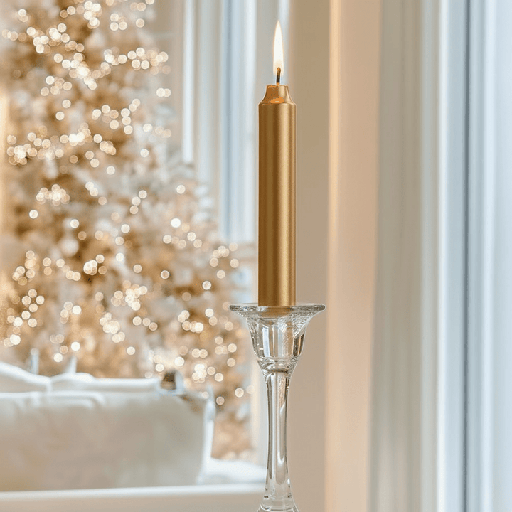 Gold Decorative Candlestick Fragrance 
