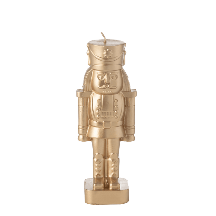 Gold Decorative Festive Nutcracker Candle Fragrance 