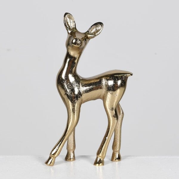Gold Decorative Festive Reindeer Ornament Accessories 