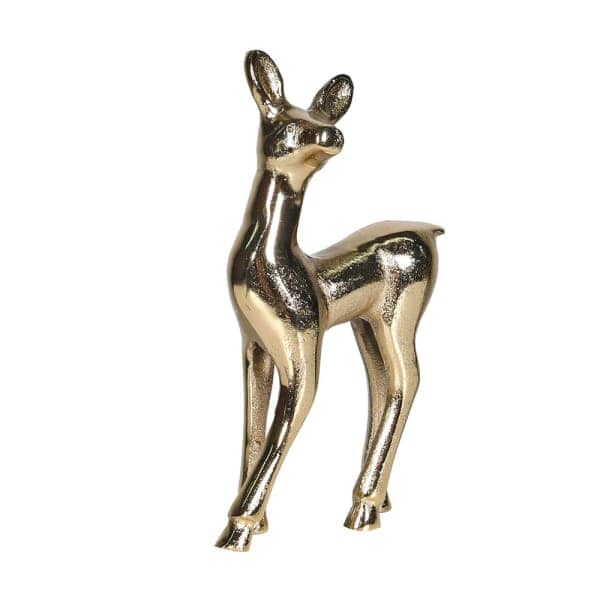 Gold Decorative Festive Reindeer Ornament Accessories 